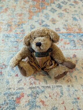 Boyds Bears Bearwear 8" Rex Archive Investment Collection Jointed Plush Overalls